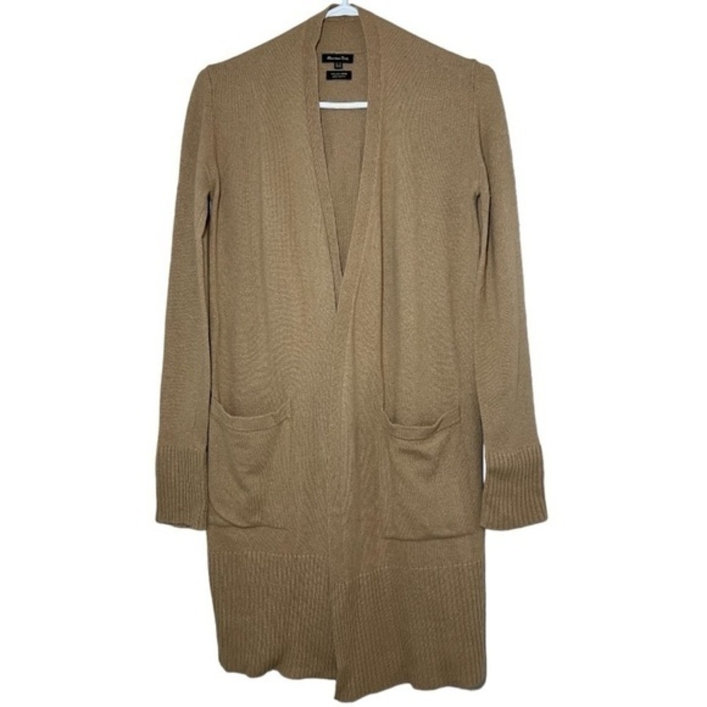 Massimo Dutti Wool Cashmere Open Front Cardigan size XS